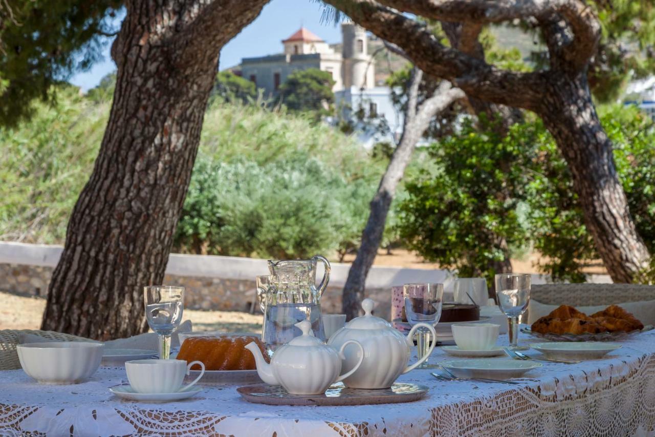 Dellagracia Mansion In Poseidonia Syros Vila Posidhonía Exterior foto
